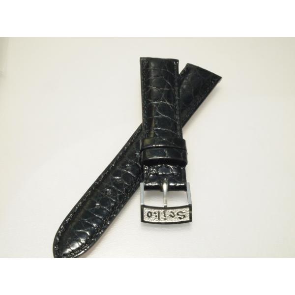 Grand　Seiko【グランドセイコー】花文字 SS尾錠付き　クロコダイル時計ベルト　18ミリ　玉...