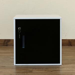 キューブBOX 鍵付きロッカー BK/BL/R...の詳細画像4
