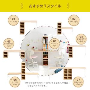 デスク 高さ調節 勉強机 コンパクト 学習机 ...の詳細画像2