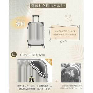 New Trip スーツケース キャリーケース...の詳細画像3
