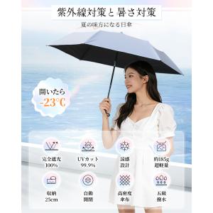 【皮膚科医師監修】 日傘 折りたたみ傘 完全遮...の詳細画像2