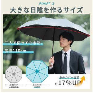 ＼皮膚科医師監修/ 折りたたみ傘 日傘 晴雨兼...の詳細画像4