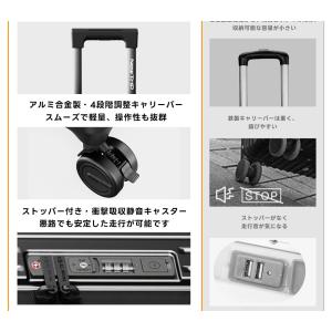 スーツケース フロントオープン キャリーケース...の詳細画像3