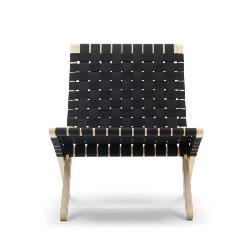 MG501 キューバチェア CUBA CHAIR オーク材 ソープ仕上げ コットンウェビング ブラッ...