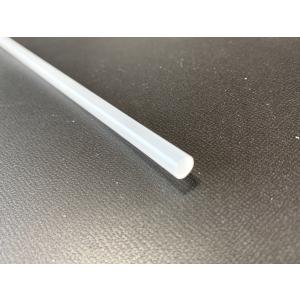 樹脂センタレス丸棒【φ5】PPポリプロピレン　245mm　外径精密丸棒　＜プラスチック丸棒加工品＞