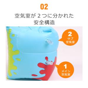 アームリング 子供用 大人用 浮き輪 フロート...の詳細画像4