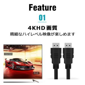 hdmiケーブル 3m 4k 4KHD高画質 ...の詳細画像2