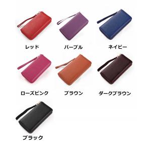 財布 レディース 長財布 牛革 ガバっと開く ...の詳細画像4