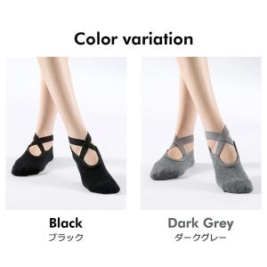 ヨガソックス ピラティス 靴下 滑り止め ヨガ...の詳細画像4