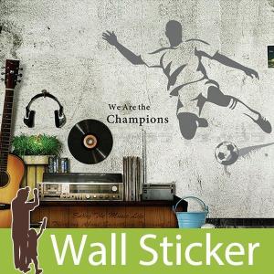 ウォールステッカー 壁 北欧 サッカー 貼ってはがせる のりつき 壁紙シール ウォールシール ウォールステッカー本舗 宅C｜senastyle