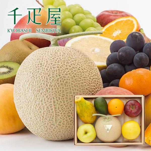 千疋屋 ギフト マスクメロン入りフルーツ詰合せ 京橋千疋屋