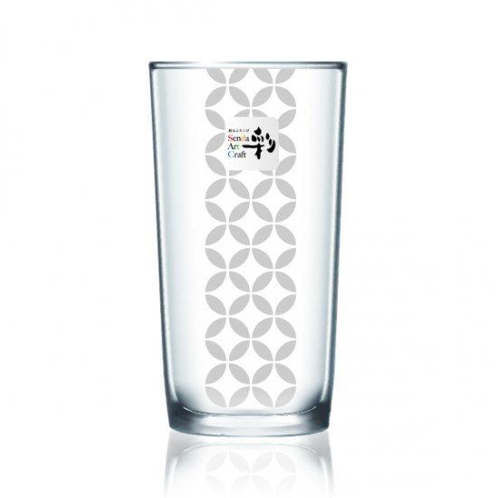 グラス タンブラー 千田硝子食器オリジナル 千彩 和柄 No.3 七宝 円満・冨貴・子孫繁栄 ギフト...