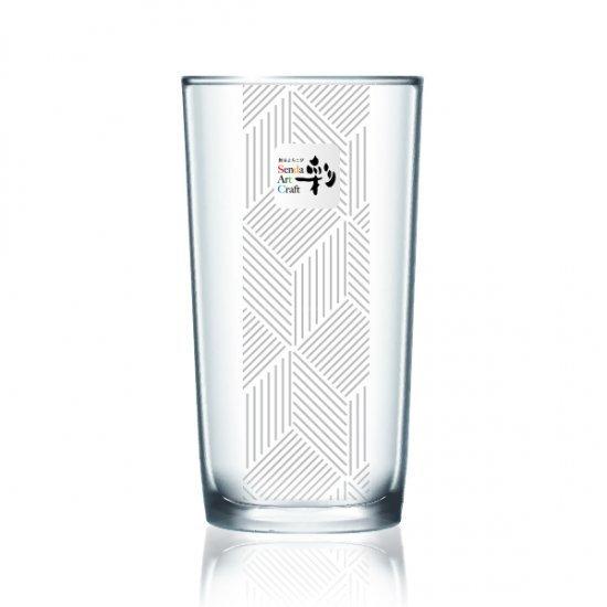 グラス タンブラー 千田硝子食器オリジナル 千彩 和柄 No.5 手綱染 タヅナゾメ ギフト 父の日...