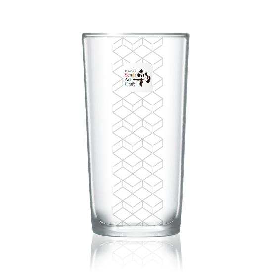 グラス タンブラー 千田硝子食器オリジナル 千彩 和柄 No.6 菱 子孫繁栄・無病息災 ギフト 父...