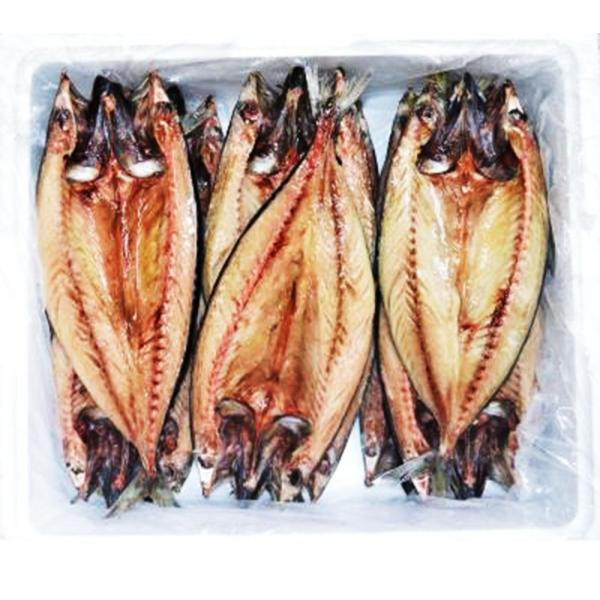 業務用 宮城県産 金華さば開き干し約２７０ｇ〜２８０ｇ（１枚520円）ｘ１5枚ｘ2合　(30枚）