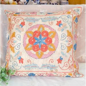 スザンニ スザニ オールド 刺繍 シルク インテリア ハンドメイド