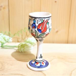 壺（トルコ産キュタフヤ陶器）花瓶・インテリア 地中海 ハンドメイド