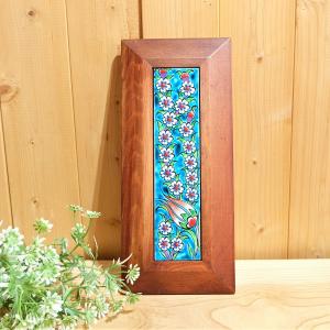 トルコ 壁掛け タイル (大) トルコタイルの壁掛けアートフレーム ＜from Turkey＞ | Pay ID