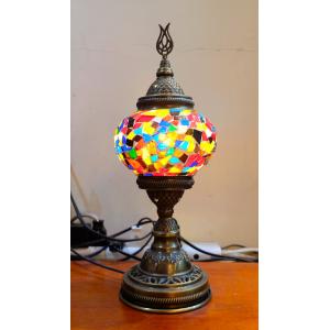 フロアスタンド 3連角 モザイクランプ トルコランプ ランプ スタンド