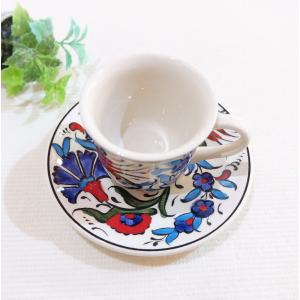 トルコ陶器 置き物 ワイングラス トルコブルー ハンドメイド 結婚