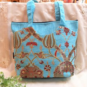 トルコ雑貨 両面ポケット ショルダーバッグ トートバッグ 軽い キリム