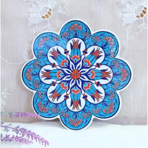 タイルアート セラミック 陶板 アート 飾り絵 27cm タイル 昭和レトロ