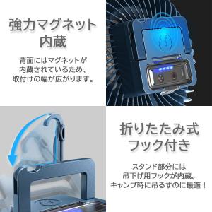 LEDランタン USB充電 扇風機付き 240...の詳細画像3