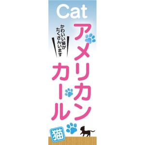 のぼり　のぼり旗　アメリカンカール　猫　キャット｜sendenjapan