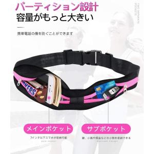 ランニングポーチ ウエストポーチ 揺れない 防...の詳細画像1