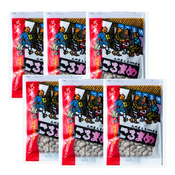 武双庵 こるまめ 熊本産伝統干し納豆 70g×6袋入り  送料無料 メール便