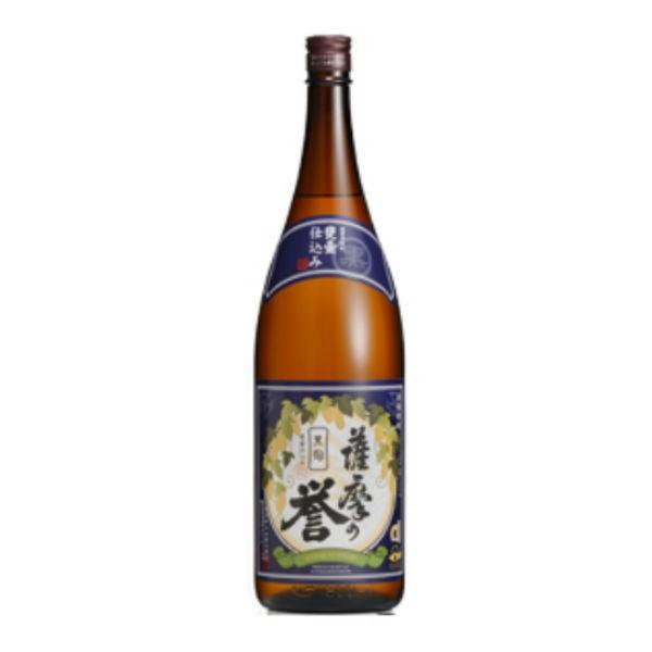 薩摩の誉　黒麹　芋焼酎（大山甚七商店）　２５度　1800ｍｌ