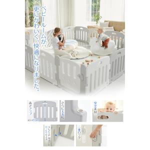 NEW ベビーサークル ベビーゲート 扉付き ...の詳細画像1