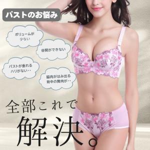ブラジャー ショーツ セット 脇高 大きいサイ...の詳細画像2