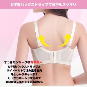ブラジャー ショーツ セット 脇高 大きいサイ...の詳細画像4