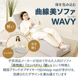 【スイカ1個分の軽さ】シングルソファ 3way...の詳細画像1
