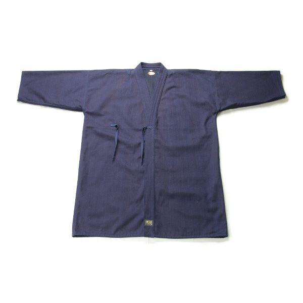 剣道着「武州一」　吸汗速乾メッシュ裏地付剣道着「ドライクール（紺）」　　#135　2.0号　（国産・...