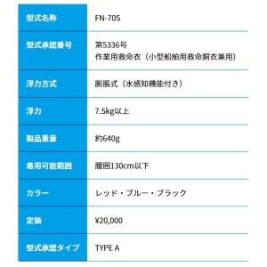 ライフジャケット 桜マーク タイプA 釣り 救...の詳細画像1