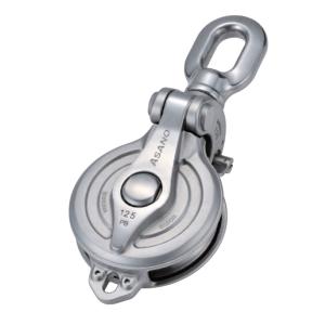 AK1854 浅野金属工業 強力ダルマブロックPB型(ベアリング入)  ステンレス滑車 ステンレス金...