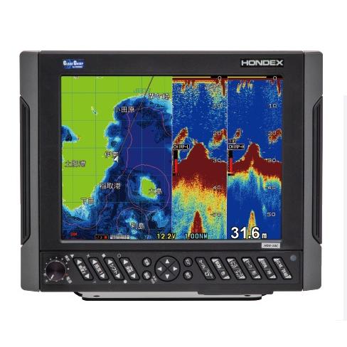 HONDEX HDX-10C TD320 600W GPS外付仕様 魚群探知機 クリアチャープ プロ...