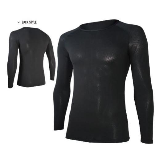 JW-522 ブラック  BTデュアル3Dファーストレイヤー  ロングスリーブ クルーネックシャツ ...