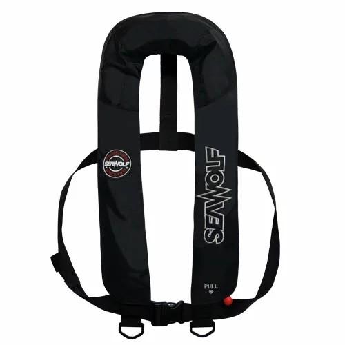 ライフジャケット 桜マーク タイプA 首掛け SW-J-F03-BK ブラック 黒 釣り 救命胴衣 ...