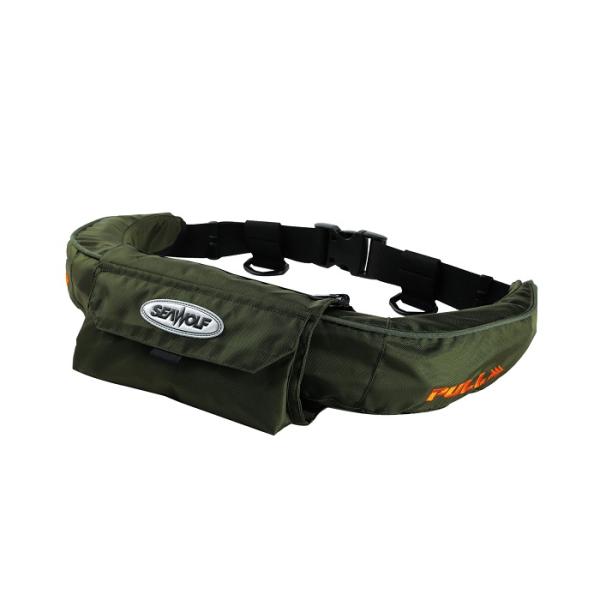 ライフジャケット 腰巻タイプ 高浮力 カーキ 救命胴衣 SW-J-F08-KI 小型船舶用救命胴衣 ...