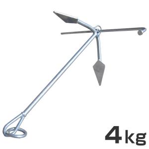 ステンレス岩礁用アンカー６キロ Amazon.co.jp: 船 ボート アンカー 4本爪 バーフックアンカー 14kg