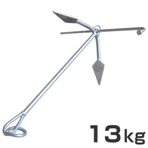 FSアンカー 唐人錨 亜鉛メッキ 10kg 船 メーカー直送商品 : ライフ