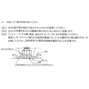 防蝕亜鉛板 KZC B-0.5 [20×75×...の詳細画像2