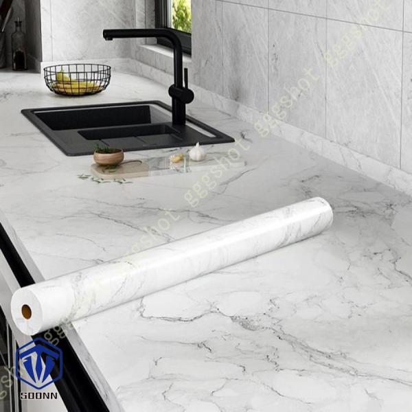 壁紙 シール 大理石 リメイクシート 浴室 壁紙 はがせる テーブル カッティングシート 巾60cm...