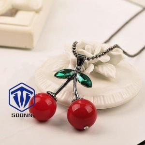イウハ) IUHA 【さくらんぼ】ネックレス チェリー スワロフスキー社製