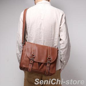 ショルダーバッグ 本革 メンズ メッセンジャーバッグ 斜めがけ 肩掛け
