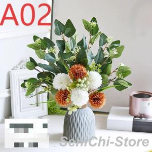 造花 インテリア 花瓶付き フラワーアレンジメ...の詳細画像2
