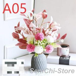 造花 インテリア 花瓶付き フラワーアレンジメ...の詳細画像5
